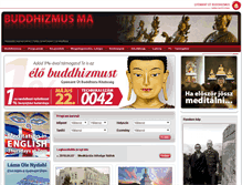 Tablet Screenshot of buddhizmusma.hu