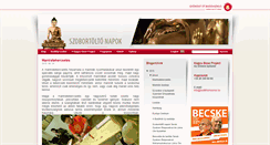 Desktop Screenshot of blog.buddhizmusma.hu